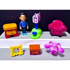 Nick Jr. Blues Clues Toys Cake Toppers play figures from Blues House